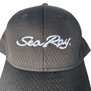 Sea Ray Brunswick Boats Black Mesh OTTO Hat Adjustable